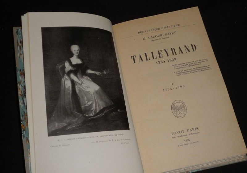 Talleyrand, 1754-1838 (3 volumes)