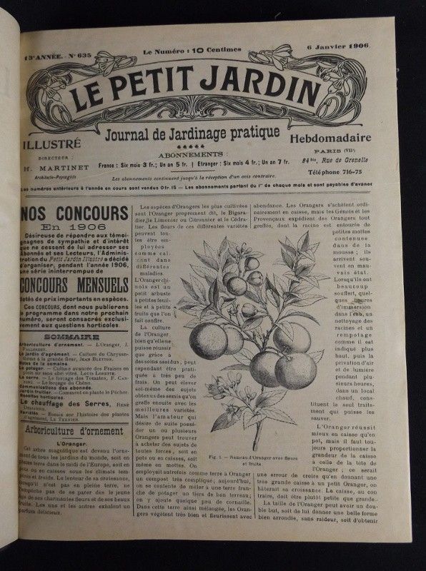 Le Petit Jardin. Journal pratique de Jardinage et de la Vie à la Campagne (1906 - 13e année)