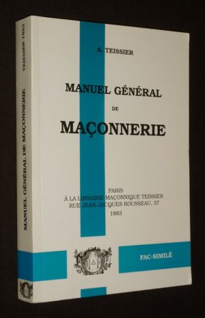 Manuel général de Maçonnerie