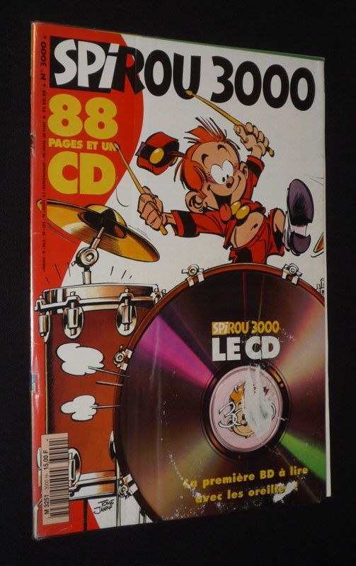 Spirou (n°3000, 11 octobre 1995, avec le CD)