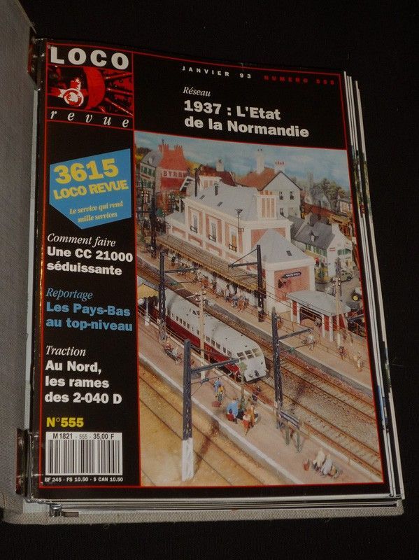Loco Revue (année 1993 complète, n°555 à 565)