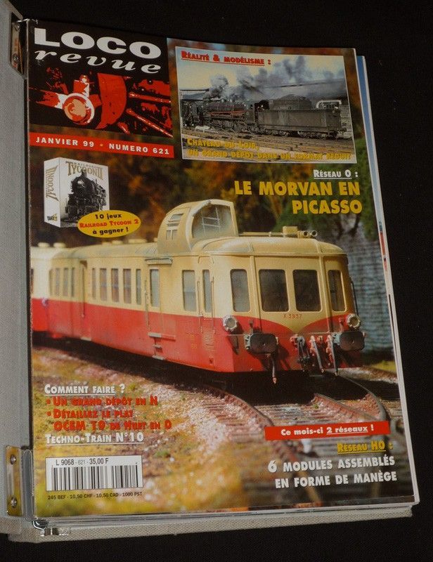 Loco Revue (année 1999 complète, n°621 à 631)