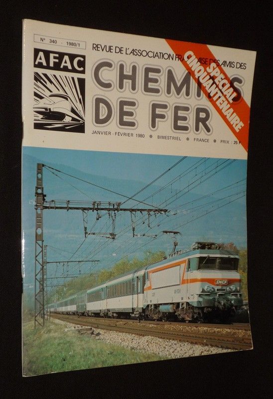Chemins de fer (n°340, janvier-février 1980) : Spécial cinquantenaire