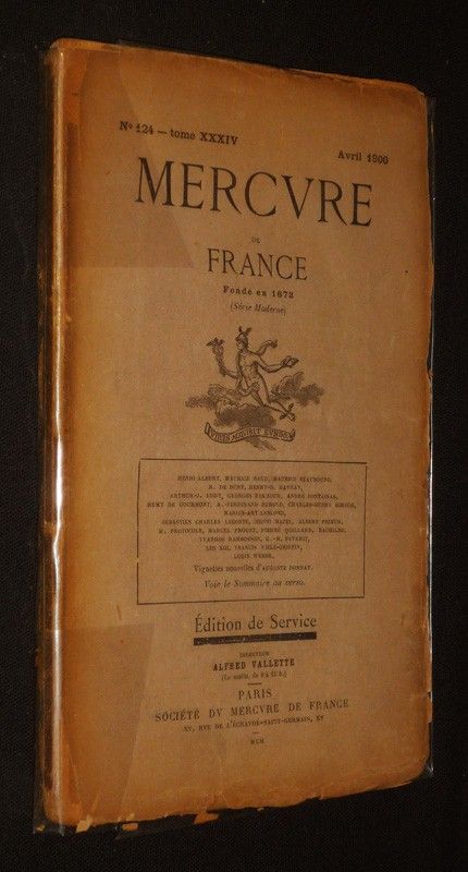 Mercure de France (n°124 - tome XXXIV - avril 1900)
