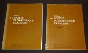 Bulletin de la Société préhistorique française, Tome 78 - 1981 - Fascicules 1 à 12 (2 recueils)