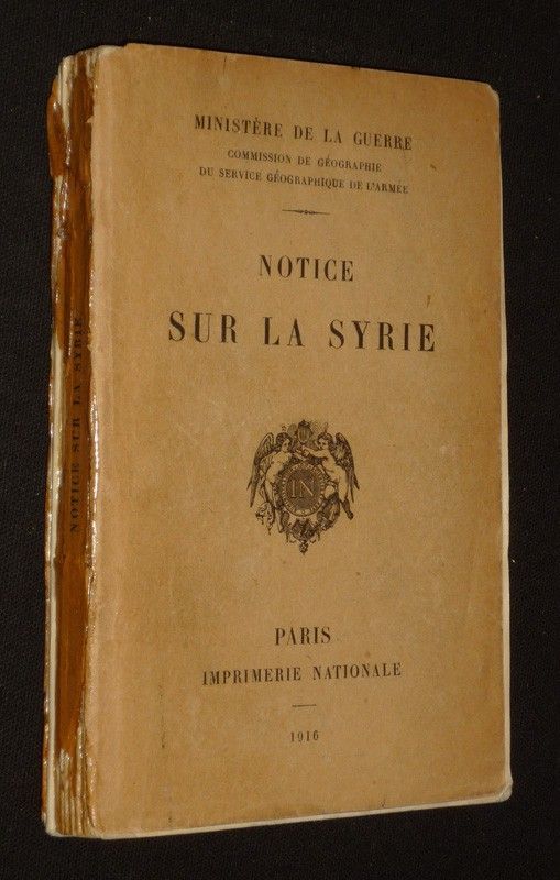 Notice sur la Syrie