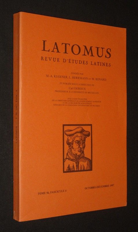 Latomus, Tome 56, Fascicule 4, octobre-décembre 1997
