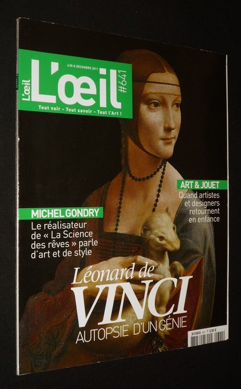 L'Oeil (n°641, décembre 2011) : Léonard de Vinci : autopsie d'un génie - Michel Gondry- Art & jouet
