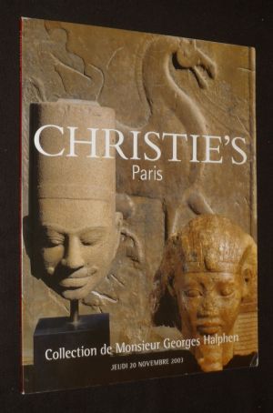 Christie's Paris - Collection de Monsieur Georges Halphen (Jeudi 20 novembre 2003)