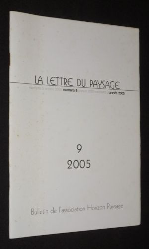 La Lettre du paysage (n°9, année 2005)