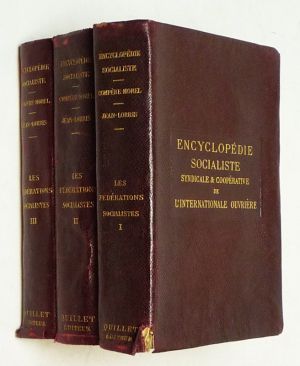 Encyclopédie socialiste, syndicale et coopérative de l'Internationale Ouvrière : Les Fédérations socialistes (3 volumes)