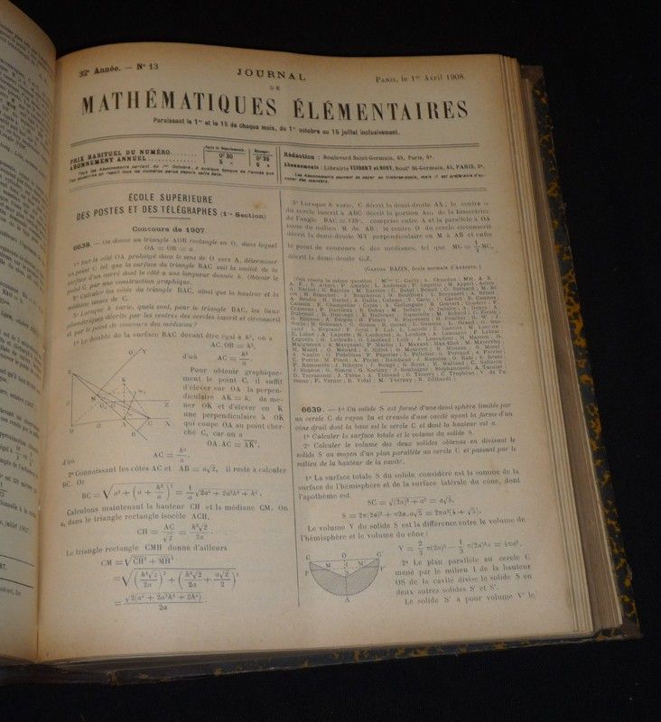 Journal de Mathématiques élémentaires (1901-1912)