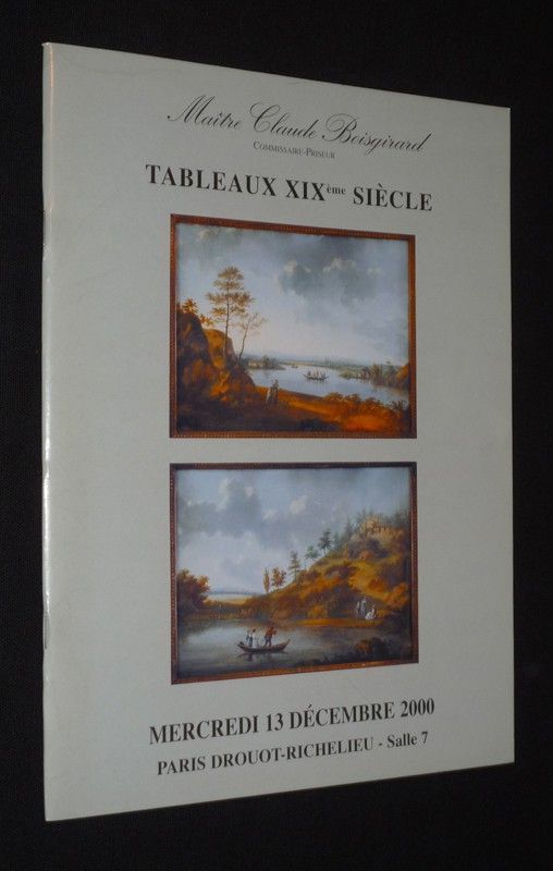 Maître Claude Boisgirard - Tableaux XIXe siècle / Tableaux orientalistes (13 décembre 2000)