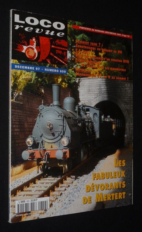 Loco revue (n°609, décembre 1997) : Les fabuleux dévorants de Mertert