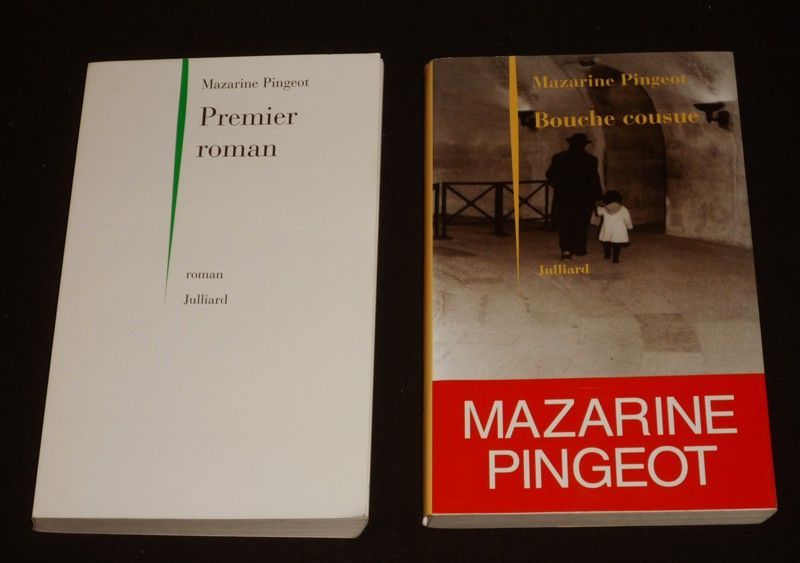 Lot de 2 ouvrage de Mazarine Pingeot : Premier roman - Bouche cousue