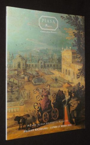 Piasa - Tableaux anciens (Drouot Richelieu, 27 mars 2000)