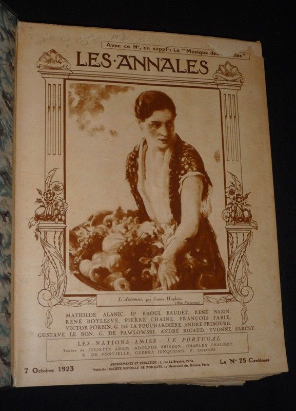 Les Annales politiques et littéraires (du n°2102, 7 octobre 1923, au n°2140, 29 juin 1924)