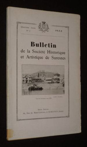 Bulletin de la Société Historique et Artistique de Suresnes (4e année, n°4, 1932)