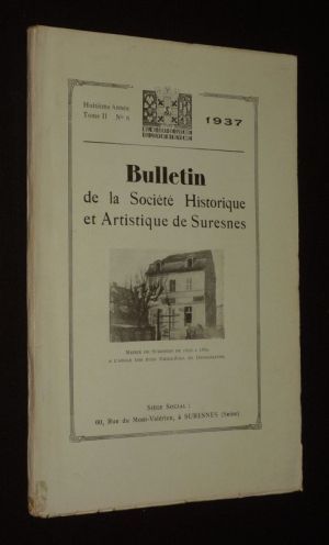 Bulletin de la Société Historique et Artistique de Suresnes (7e année, tome II, n°8, 1937)