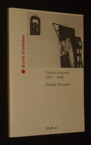 Textes et notes, 1967-1988