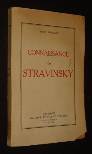 Connaissance de Stravinsky