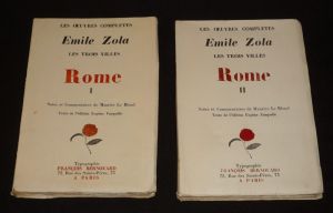 Les Trois Villes : Rome (2 volumes)