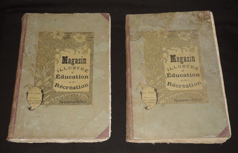 Magasin illustré d'éducation et de récréation, et Semaine des enfants, réunis (Tome V et VI, année 1897 complète en 2 volumes)