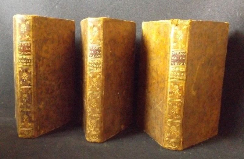 Mémoires pour servir à l'histoire de la vertu, extraits du journal d'une jeune dame (3 volumes sur 4)