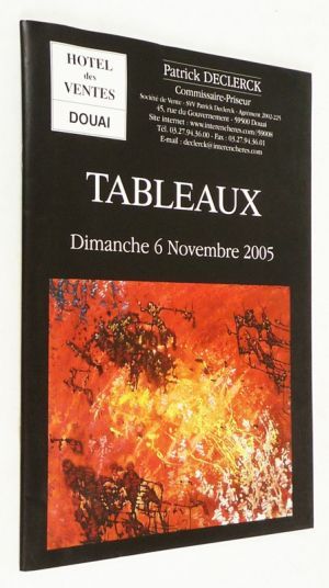 Tableaux - Estampes - Sculpture - Tapisserie (Hôtel des ventes de Douai, 6 novembre 2005)