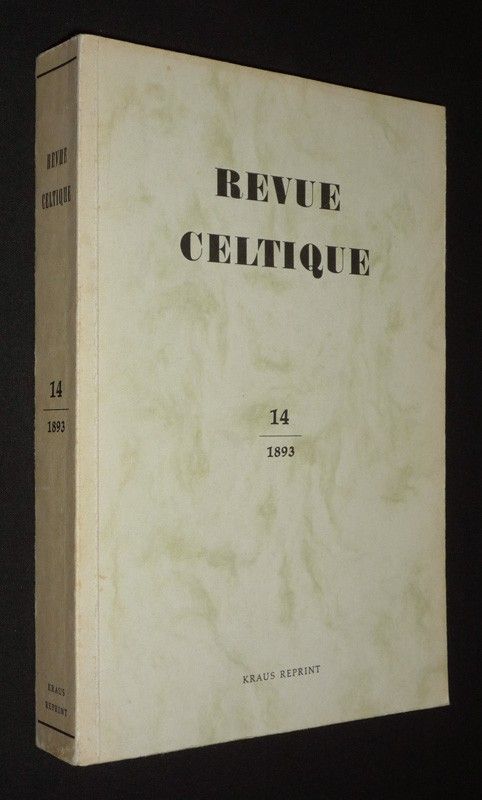 Revue celtique, Tome XIV (1893)
