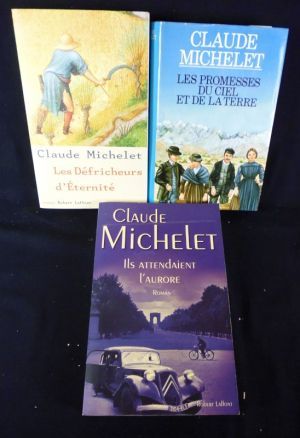 Claude Michelet (lot de 3 ouvrages)