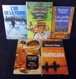 Bernard Clavel (lot de 5 ouvrages)