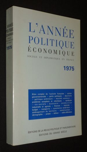 L'Année politique, économique, sociale et diplomatique en France, 1975