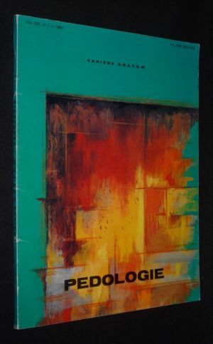 Cahiers ORSTOM - Série Pédologie (Vol. XIX, n°1 - 1982)