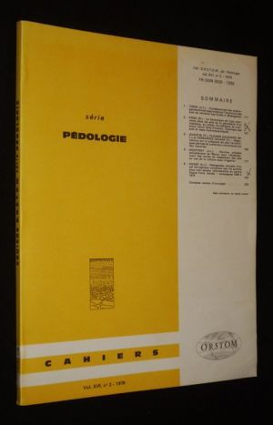 Cahiers ORSTOM - Série Pédologie (Vol. XVI, n°2 - 1978)