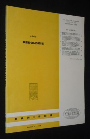 Cahiers ORSTOM - Série Pédologie (Vol. XIV, n°1 - 1976)