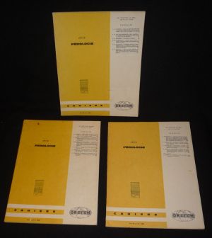 Cahiers ORSTOM - Série Pédologie (Vol. VI, n°1-2-3/4 - année 1968 complète) (3 volumes)