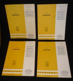 Cahiers ORSTOM - Série Pédologie (Vol. X, n°1 à 4 - année 1972 complète) (4 volumes)