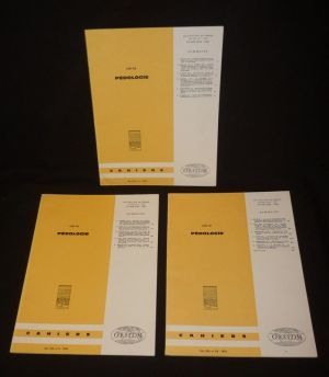 Cahiers ORSTOM - Série Pédologie (Vol. VI, n°1-2-3/4 - année 1975 complète) (3 volumes)