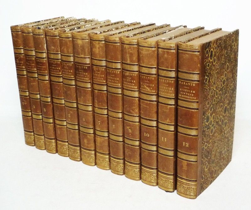 Histoire des Ducs de Bourgogne de la maison de Valois, 1347-1477 (12 volumes)