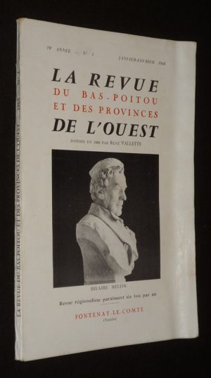 La Revue du Bas-Poitou et des provinces de l'Ouest (79e année - n°1, janvier-février 1968)