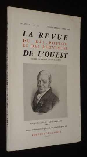 La Revue du Bas-Poitou et des provinces de l'Ouest (80e année - n°5-6, septembre-décembre 1969)
