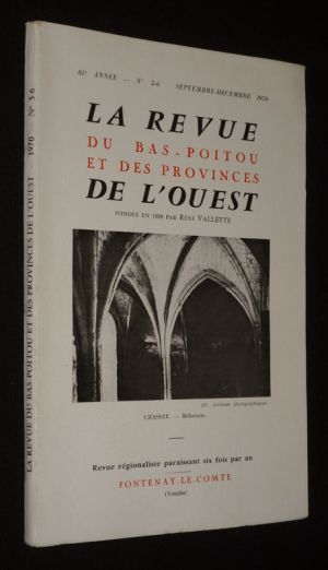 La Revue du Bas-Poitou et des provinces de l'Ouest (81e année - n°5-6, septembre-décembre 1970)