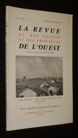 La Revue du Bas-Poitou et des provinces de l'Ouest (82e année - n°5, septembre-octobre 1971)