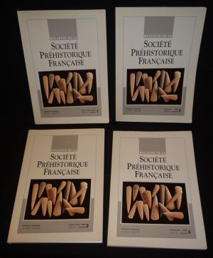 Bulletin de la Société Préhistorique Française - Tome 95, année 1998 complète (4 volumes)