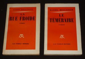 Lot de 2 romans de Daniel Boulanger : La Rue Froide - Le Téméraire (2 volumes)