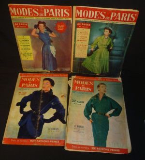 Modes de Paris. Le seul magazine de la femme élégant et pratique conçu et réalisé à Paris (lot de 22 numéros)