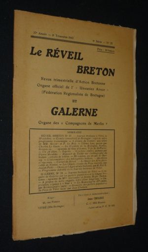 Le Réveil breton (27e année - 4e série - n°37, 4e trimestre 1943)