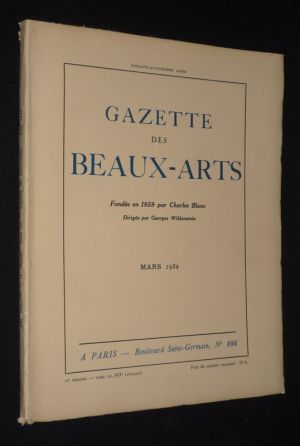 Gazette des Beaux-Arts (74e année - 831e livraison - Mars 1932)