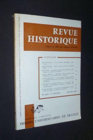 Revue historique (tome 237 : 91e année)